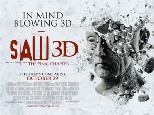 saw 3d poster