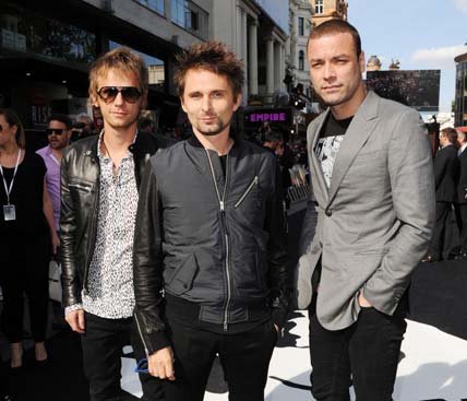 Dominic Howard, Matthew-Bellamy and Chris Wolstenholme World War Z