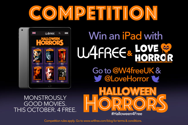  Win an iPad with W4Free and Love Horror