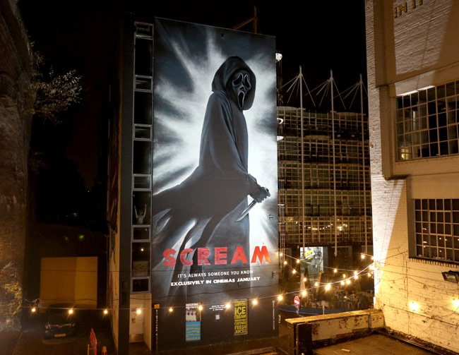  Giant Ghostface Looms over Birmingham