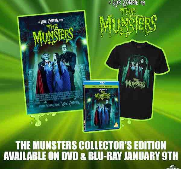  Win a Blu-ray and Merch bundle for Rob Zombie’s The Munsters