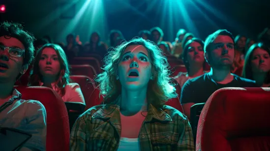 Watching horror in the cinema