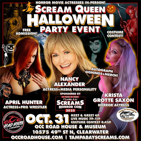 Scream Queen Halloween Party Event Tampa