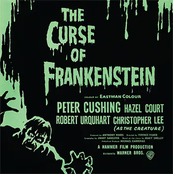 Hammer The Curse of Frankenstein vinyl
